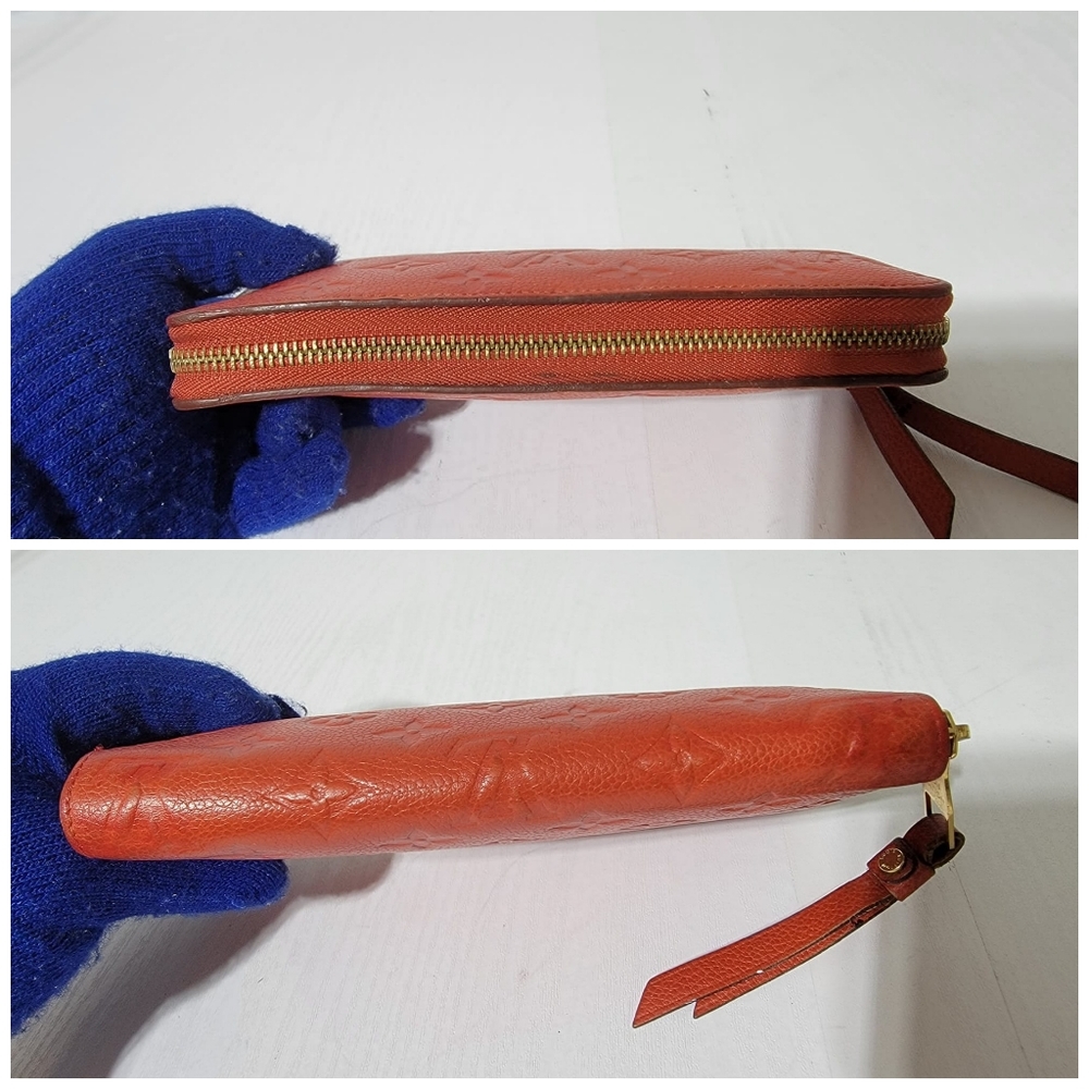 Louis Vuitton Monogram Empreinte Zippy Wallet Red - Picture 9 of 15